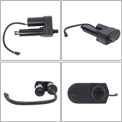 Rock Solid Round Baler Linear Actuator Swap Direct Fit For Farm Tractor Hay Equipment Heavy Duty Cylinder close-up view