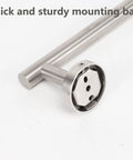 9 Inch Hand Towel Ring Holder Made Of SUS304 Stainless Steel Brushed Nickel Wall Mounted Towel Rack with sturdy mount
