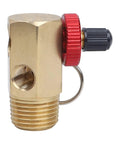 Heavy Duty Brass Air Tank Manifold With Shut Off And Relief Valves Half Inch NPT Port For Air Compressor 0 To 110 PSI Pneumatic System