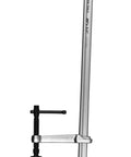 Beefy 20-Inch Heavy Duty All Steel F-Style Bar Clamp With 5-1/2 Inch Throat and 2645 Lb Clamping Force in nickel chrome