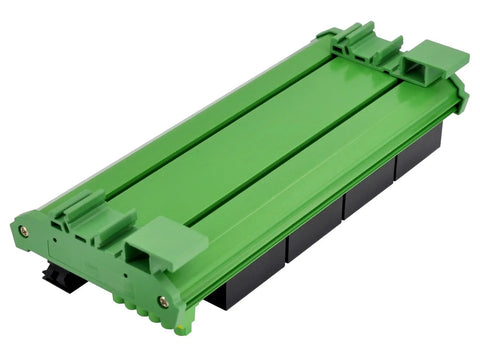 4 Channel IoT Relay Outlet Module For AC Power With Built In 10A Relays, DIN Rail Or Screw Mounting, Plug And Play Controller Integration With Arduino Raspberry Pi ESP32, Reliable Home Automation And Industrial Projects green DIN rail housing