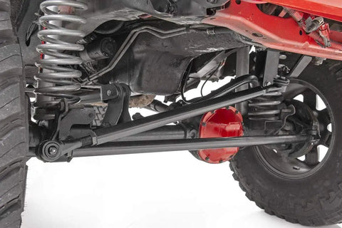 Beefed Up Steering Kit With 1.5 Inch DOM Tie Rod And Drag Link For Jeep Cherokee XJ And Wrangler TJ Built For Four Inch Or More Lift For Rugged Off Road Use, under Jeep front axle