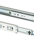 Heavy Duty 26 Inch Full Extension Drawer Slides Pair Side Mount 100 Lb Capacity With Smooth Ball Bearing Rollers For Ultra Quiet Operation