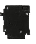 Q3030 Tandem 30 Amp 120 Volt Circuit Breaker With CTL Rejection, Type QT, Plug-In Insta-Wire Connectors, 10,000 AIC, Dual 30A Breaker For 120V Load Centers, Easy Install And High Current Protection, black breaker rear view
