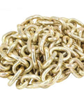 Grade 70 Transport Chain Built For Heavy Hauling And Trailer Securing, 5/16 inch links in a coil, ideal for securing loads.