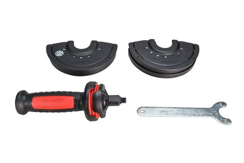 Accessories for 18V Cordless Angle Grinder With 4.5 Inch And 5 Inch Grinding Wheels Variable Speed Five Settings Fast Brake Stops In Two Seconds Tool Only For DIY Pros And Heavy Duty Projects, including handle and wrench