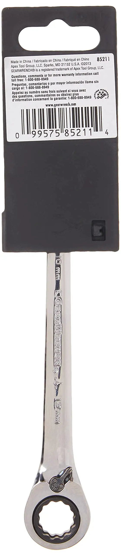 QuadBox 12 Point Reversible Ratcheting Wrench Set With 8 mm X 10 mm And 12 mm X 13 mm Sizes Chrome Finish Pro Grade Build