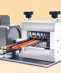 Heavy Duty Electric Wire Stripping Machine 150-250W Industrial Power Tool For Copper Recycling with multi-colored wires.