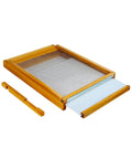 Screened Beehive Bottom Board For 10 Frame Langstroth Hives With Beeswax Coated Solid Wood Base Easy Ventilation And Moisture Control