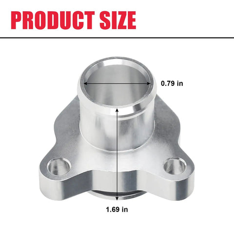 BMW Aluminum Water Hose Fitting Upgrade For 1 Series 3 Series 5 Series 6 Series 7 Series And Z4 With 3L N54 N53 N52 N51 Engines