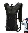 Hydration Running Backpack With Reflective Strips, Lightweight Nylon Reservoir Pack for all-weather running and hiking