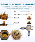 Bonnet Repair Kit For 765 Vacuum Breakers And Backflow Preventers In One Inch And One Quarter Inch Sizes Black parts diagram