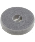 Premium Nylon Cable Organizer Strap Kick Your Desk Cord Chaos Into Shape With Reusable Loops, gray nylon roll for desk organization.