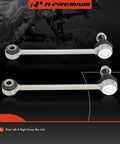 BMW Two Pack Rear Sway Bar Links Stabilizer Links For A Solid Ride On 1 Series And 3 Series Models Showing Two Metal Links On Black