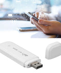 Slick Portable 4G LTE Mobile WiFi Router With All Day Juice Compact Design For Travel Office Home European Coverage High Speed Wireless Hotspot USB Powered in hand.
