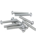 Silver screws for 10 Pack Round Walnut Wood Cabinet Knobs With Screws 1.57 Inch Diameter Ideal For Cabinets Dresser Wardrobe Cupboards