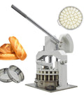 Lock In Perfect Portions Every Time With This Solid 36 Piece Stainless Steel Dough Divider And Reliable Portioner For Zero Drama Tabletop Batch Prep Daily At Home Or Shop with dough divider, two steel bowls and bread.