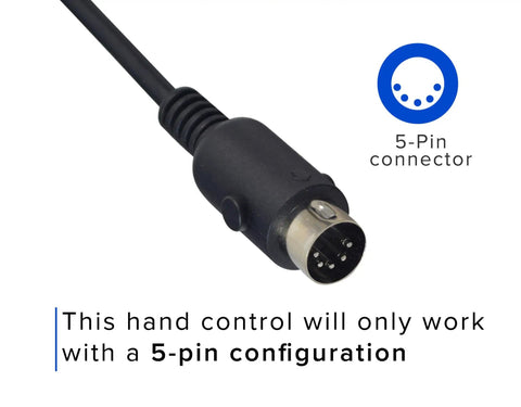 Ten Button Five Pin Replacement Hand Control For MM3702 Lift Chair Power Recliner Remote Controller No Fuss Upgrade Replacement For MM3702 Dual Motor Lift Chair Easy Install Durable 10 Button Hand Controller For Home Comfort, 5-pin connector close-up