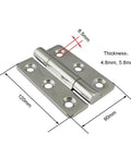 120mm Stainless Steel 304 Marine Door Hinge With Mirror Finish For Boats And Vessels Saltwater Ready Rust Resistant Boat Hardware