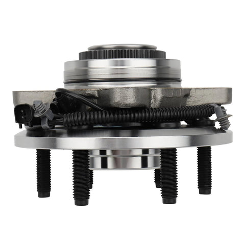 Front view of a Front Wheel Hub Bearing Assembly for 2011-2014 Ford F-150, Expedition, and Lincoln Navigator 4WD 6-Lug With ABS