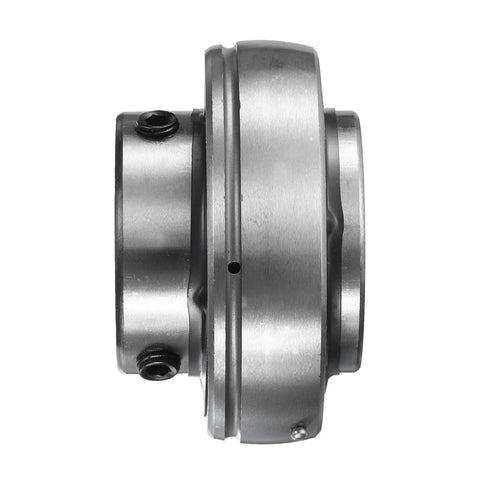 Side view of Pillow Block Bearing UC207-22 1 3/8 Inch Bore Chrome Steel GCR15 Flange Mounted Housing, rust-resistant unit