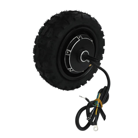 Beefy 11 Inch Wheel Hub Motor For 36 To 120V Systems 500 To 3500W Electric Motorbike Scooter Hub Drive Ideal For Electric Bikes Go Karts Off Road Builds And DIY Projects with cables