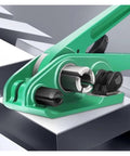 Close-up view of Heavy Duty Manual Strapping Machine Kit with Tensioner And Sealer for Pet and Pp Plastic Banding.