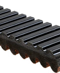Close-up view of G-Force Snowmobile Belt 44G4553 Replacement Drive Belt One Pack For Trail And Mountain Riding showing teeth detail
