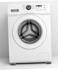 Washing machine on 8 Pack Anti Skid Heightening Pads For Washing Machines And Fridges, Non Slip Floor Mats For Stability
