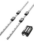 Linear Rail Guide Kit HGR20 1000 mm Two Rails And Four Bearing Blocks For DIY CNC Routers Lathes Mills And 3D Printers Anti Rust Kit