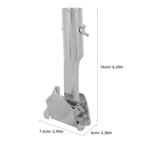 Metal Mop Head Holder Clamp With Screws For Quick Replacement Steel Jaw Mop Clamp Easy Install Mop Handle Accessory