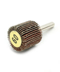 Killer 10 Pack 1 Inch Diameter Aluminum Oxide Flap Wheels Hella Durable 60 Grit Coarse Sanders for heavy duty sanding tasks.