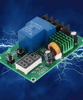 Super Tight 60V Battery Charging Control Board Compact Power Module for EV systems, showing compact PCB with displays and components.