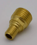 TIG Gas Lens Collet Body Set for WP 9 20 25 Torch, brass gas lens body detail showing threaded design for arc control.
