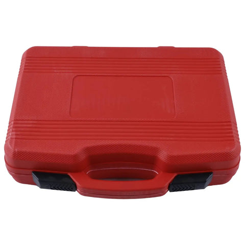 Red carrying case for 52 In 1 Universal Bushing Driver Tool Set With 50 Interchangeable Discs For Bearing Press Puller