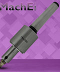 MT3 Shank Rotary Broach Set with 7 Piece HSS Square Punches for precision self centering holes tool on purple background