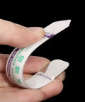 Person holding one ultra-thin stainless steel pry tool from 10 Pcs Metal Flat Spudger Set For Phone And Tablet Repair.