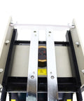 Top view of Pro Grade Semi Auto PCB Cutting Machine For Lead Wires And Redundant Pin Cutting PCB Foot Cutter Tool with steel construction.