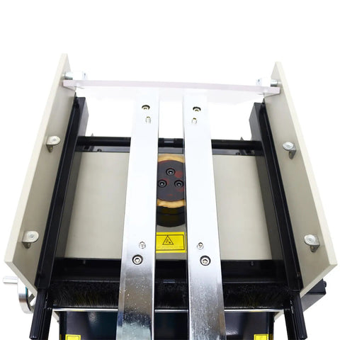 Top view of Pro Grade Semi Auto PCB Cutting Machine For Lead Wires And Redundant Pin Cutting PCB Foot Cutter Tool with steel construction.