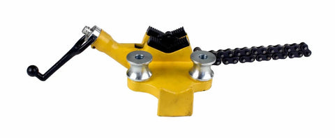 BC 510 6 Inch Bench Chain Pipe Vise For Mounting On Truck Bumper Or Workbench with 5 inch body and 6 inch chain