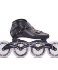 Carbon Fiber Speed Skates For Advanced Skaters With 3x110mm Wheels ABEC 11 Bearings Lightweight Race Ready Design Unisex Performance Gear