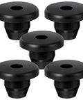 Five Sixteenth Inch Rubber Hydraulic Jack Oil Plugs Five Pack Universal Replacement Bung For Oil Reservoir Filler Hole Heavy Duty Leak Proof Seal