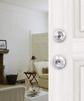 Double Keyed Deadbolt Lock With Keyed On Both Sides And Two Way Adjustable Cylinder For Privacy Or Passage on interior door