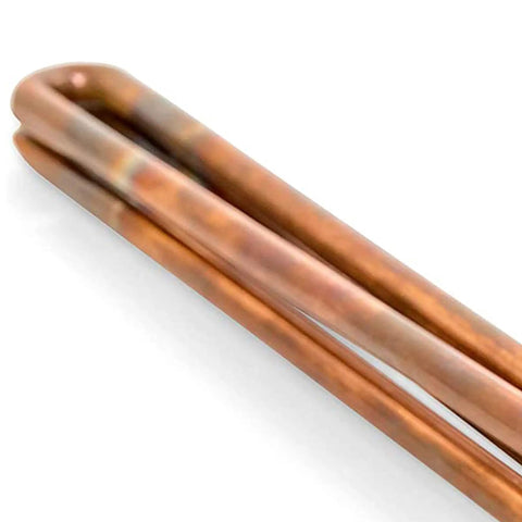 Close-up of the copper sheath 9000W 240V Screw In Tankless Water Heater Element Replacement For EcoSmart Electric Tankless Heaters