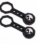 Eujgoov Magnetic Stud Finder 2 Pack Handheld Wall Metal Detector with Compact Portable Design for Hanging Mirror (Black) accessories in black.
