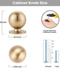 Sleek Champagne Bronze Round Dresser Knobs 12 Pack 0.95 Inch Diameter Dope Zinc Alloy Hardware For Cabinets And Drawers Modern Minimalist Look That Upgrades Any Furniture Quickly And Easily, round knob size chart with breakaway screws