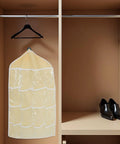 Slick Over Door Hanging Pocket Storage Organizer With Heavy Duty Steel Hooks For Closet Wardrobe Shoes Socks Sundries Space Saving Home Organization Top Tier Quality Craftsmanship hanging in closet with black shoes on shelf.