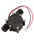 Black 12V Micro Hydroelectric Generator For Home Use, Portable Water Turbine Power Generator, 10W Output, Flow Charger, with wires