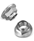Heavy Duty 2 Pack CV Axle Nuts For Subaru Forester Outback Legacy Impreza, forged alloy steel, precision machined design.
