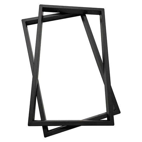 Rock Solid Heavy Duty Ceiling Mount Floating Shelf Brackets Black Steel Industrial Pipe Wall Support Kit 2 Pack black steel frames